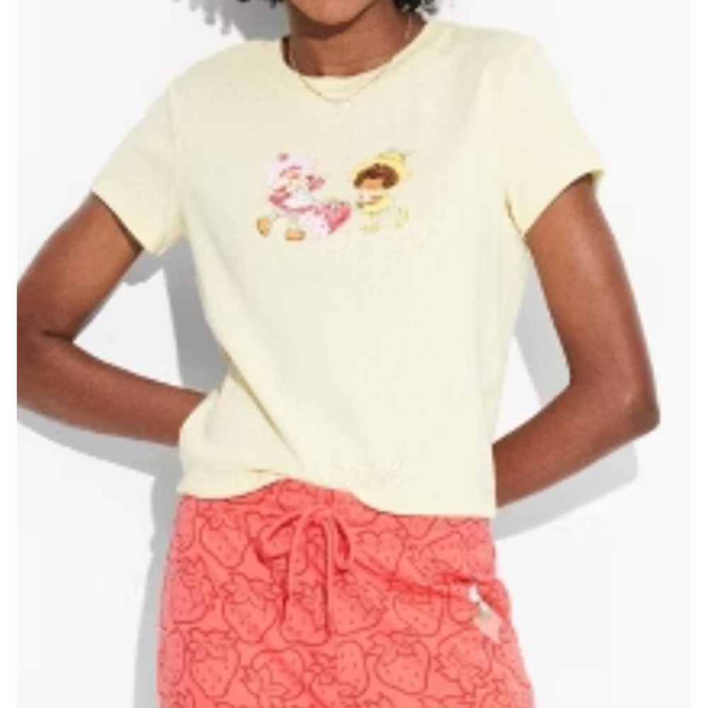 Strawberry Shortcake Women's Friends Short Sleeve T-Shirt (XL)